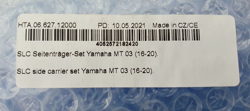 SW-Motech SLC Seitenträger-Set - Yamaha MT 03 (16-20) in Weener