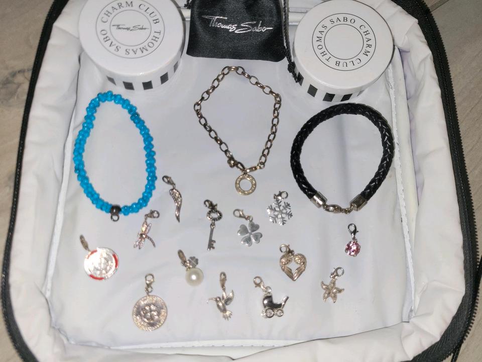 Thomas Sabo Schmuck Set Kette Armband Charms  Anhänger Silber in Rommerskirchen