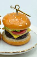 Burger Fast Food Ohrringe Essen Amerika handgemacht Einzelstück Bayern - Forchheim Vorschau