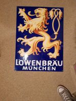 Löwenbräu München Blechschild Hessen - Usingen Vorschau