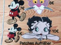 Mickey Maus Pink Panther Betty Boop Aufnäher Patches Pailletten Hamburg-Mitte - Hamburg Hammerbrook Vorschau