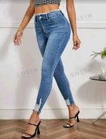 Schmale Jeans Gr. 36 (S) #Helle Waschung #neu Hessen - Lich Vorschau