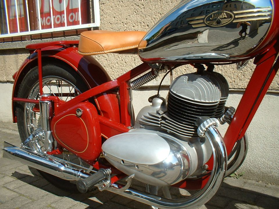 Jawa Perak 350, Typ 18, 2 Zyl. 2T, Komplettrestauration, Bj. 1950 in Aschersleben