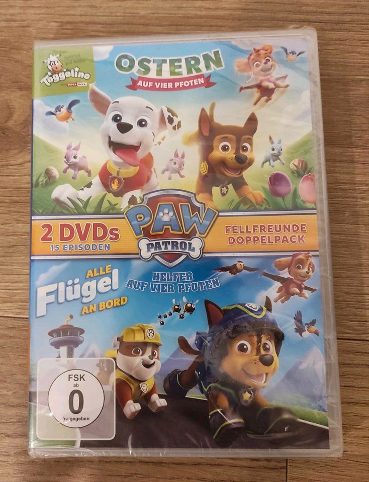 NEU OVP !!! 2 DVDs Paw Patrol Ostern auf Vier Pfoten in Bruckmühl