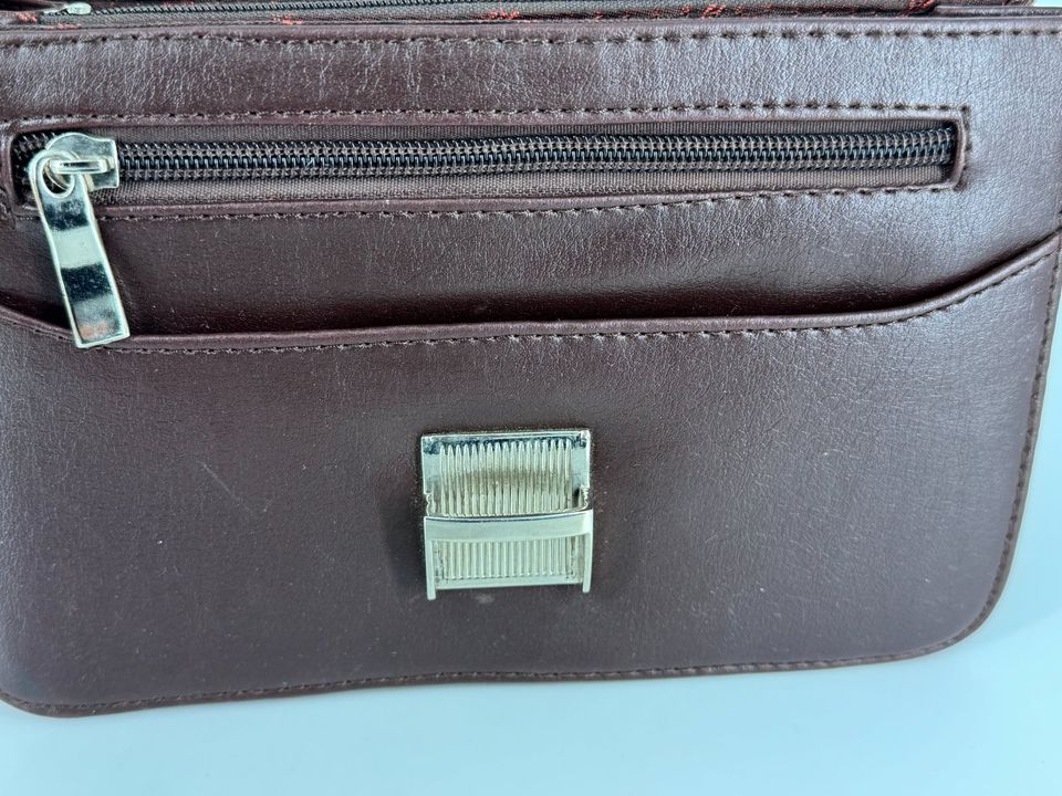 Business Herren Herrentasche Damentasche braun in Düsseldorf