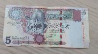 5 Dinars Libyen Banknoten Nordrhein-Westfalen - Bornheim Vorschau