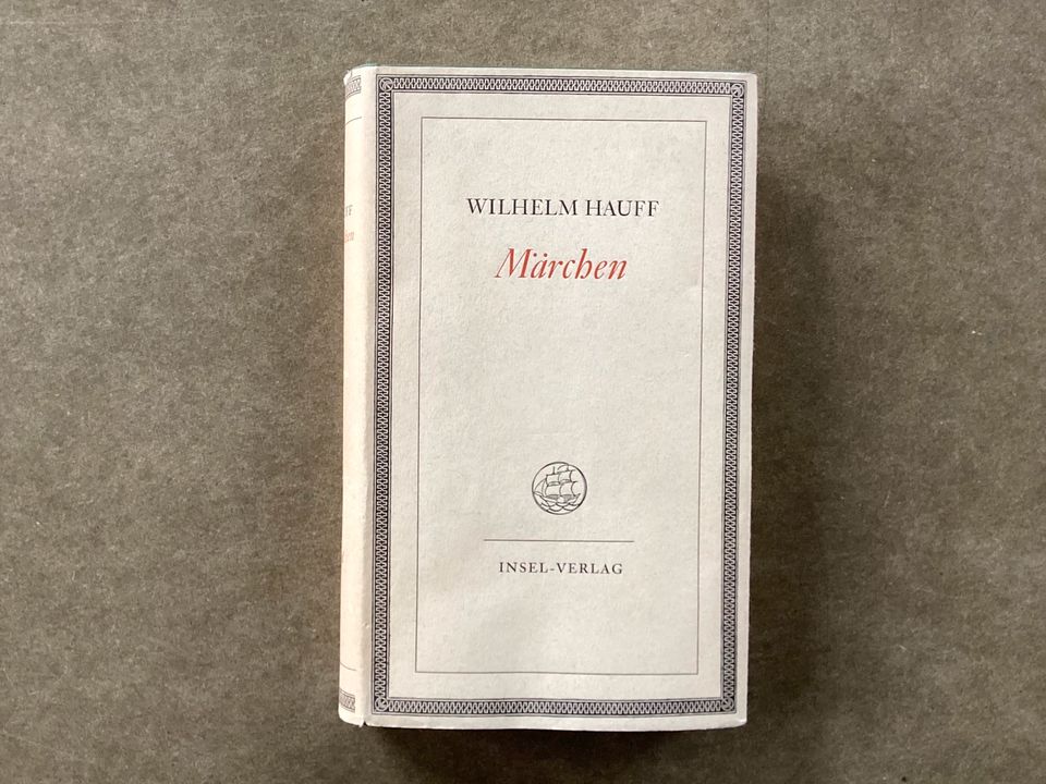 Wilhelm Hauff Märchen 1944 Insel Verlag Leipzig Buch Antiquariat in Ustersbach