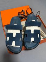 Chypre Blue 39 Hermes sandal Baden-Württemberg - Esslingen Vorschau