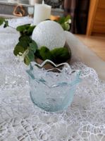 Windlicht Glasschale in Blütenform aus Glas Schleswig-Holstein - Neumünster Vorschau