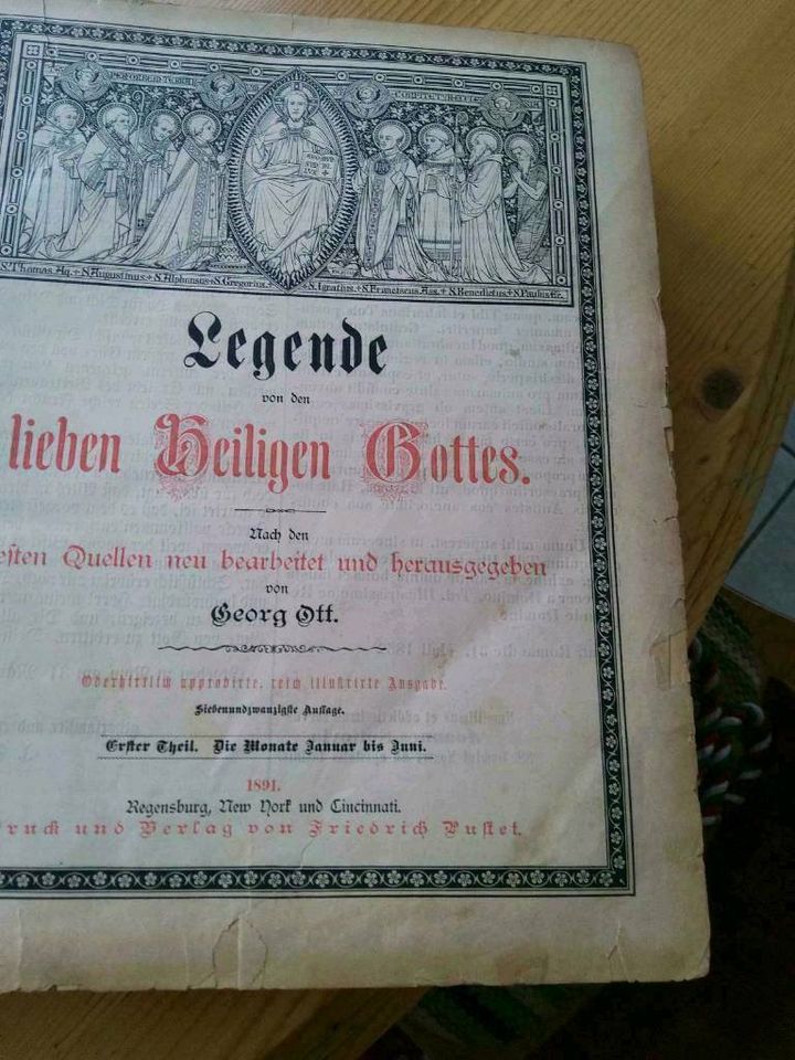 Georg ott  Legende von den Heiligen Gottes 1891 in Ittlingen