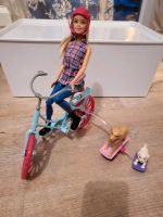 Barbie mit Fahrrad und Hunden Niedersachsen - Braunschweig Vorschau