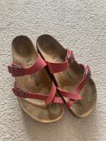 Birkenstock Mayari Zehentrenner Birkoflor Echtleder Sohle  pink Brandenburg - Templin Vorschau