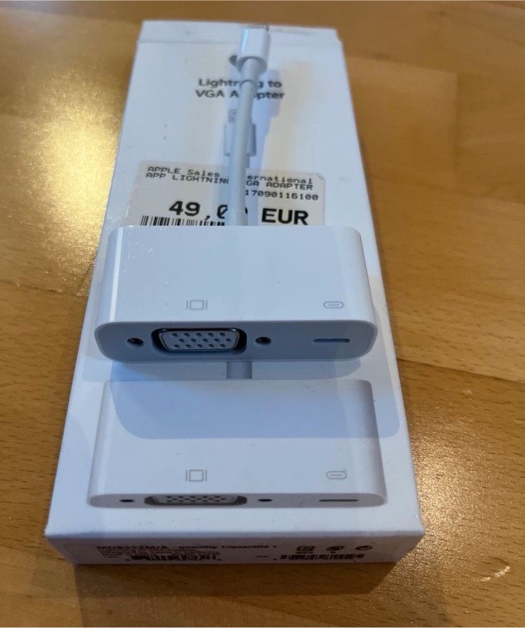 Apple Lightning to VGA Adapter - 1x benutzt in Dachau