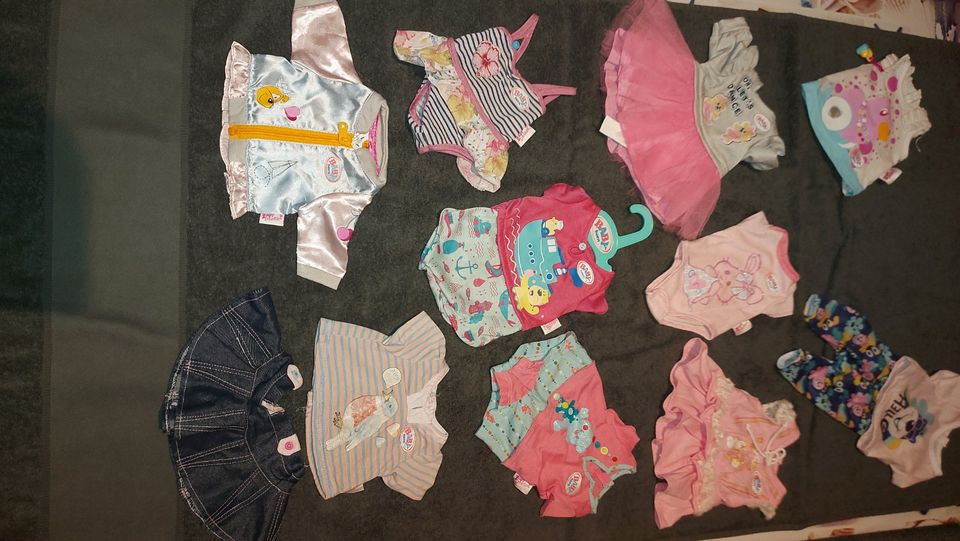 Babyborn diverse Kleidung, Zubehör, Schuhe 49 teilig in Preetz