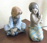 2 defekte Lladro Figuren langweiliges- u. knieendes SüdseeMädchen Rheinland-Pfalz - Boppard Vorschau