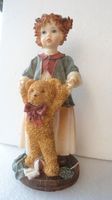 Mädchen mit Teddy Bär Kunststofffigur 33cm-Deko Nordrhein-Westfalen - Holzwickede Vorschau