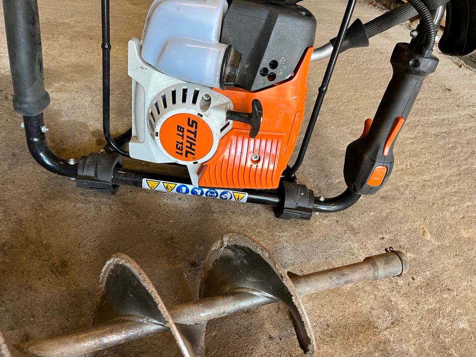 Erdbohrer Stihl BT 131 130 Inkl. Bohrer zu vermieten mieten in Hamdorf