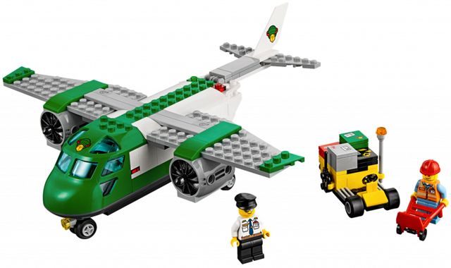 LEGO City 60101 Airport Cargo Plane (grünes Paket-flugzeug) in Wiesbaden