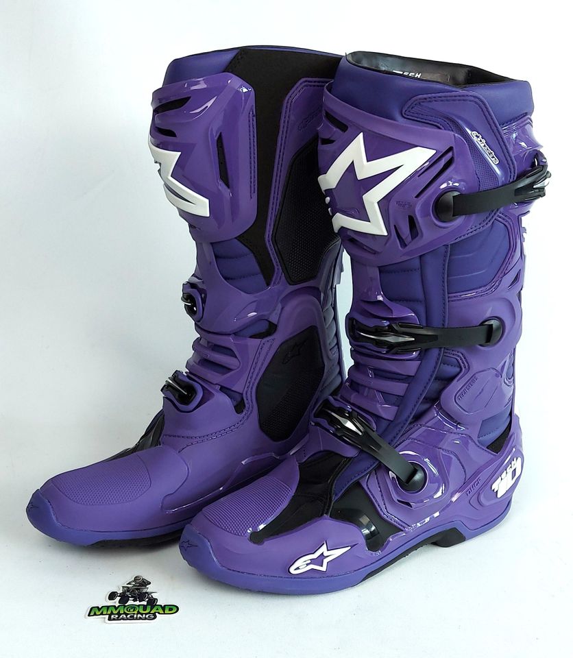 Stiefel Alpinestars Tech 10 *reduziert* Motocross Quad violett in Wandlitz