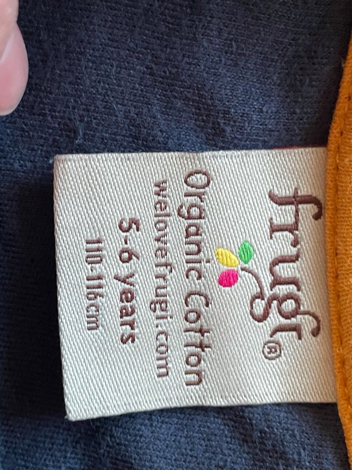 Bio Langsarmhirt Longsleeve Frugi Öko Bagger 110 116 5-6 Jahre in Fulda