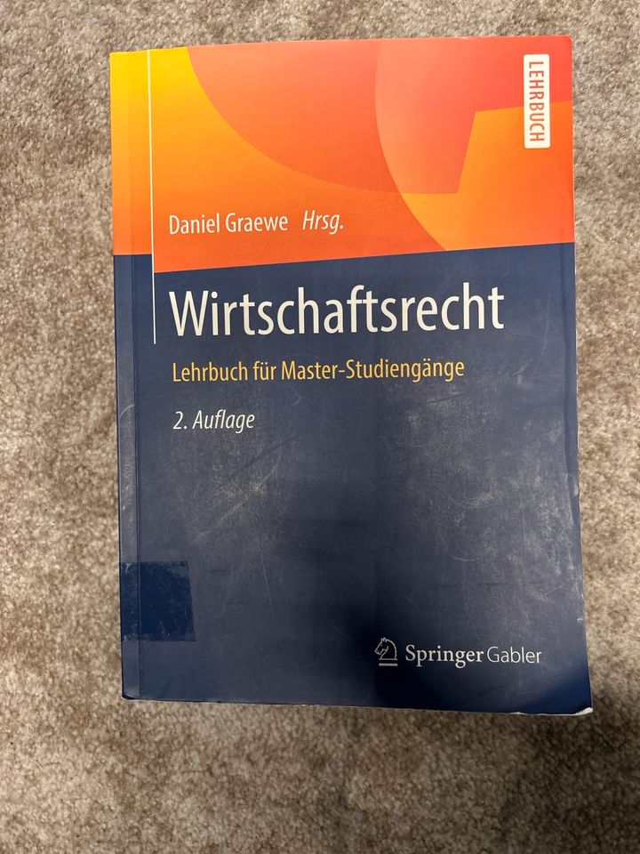 Buch Wirtschaftsrecht Daniel Graewe Lehrbuch in Hagenburg