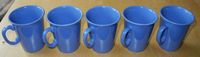 Kaffeebecher blau, 5 Stück; Höhe ca. 10,5 cm, Rheinland-Pfalz - Neustadt an der Weinstraße Vorschau