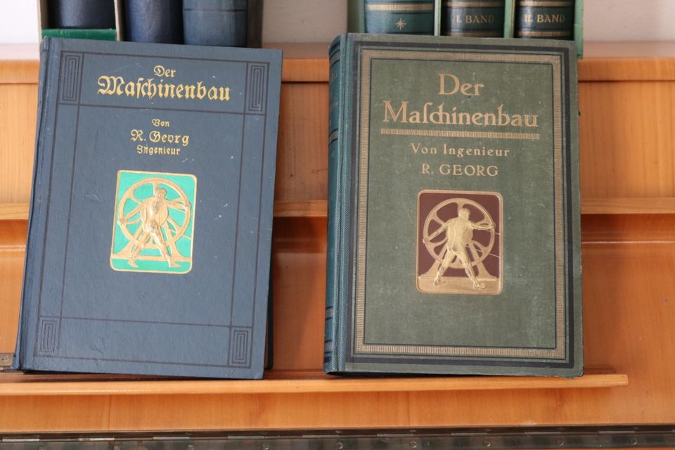 Der Maschinenbau Georg, R.  Band 1 & 2 und Modell-Atlas von 1913 in Bexbach