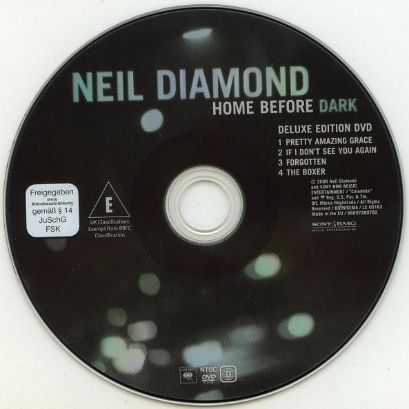 ☀️ DVD + CD 2008 ☀️ NEIL DIAMOND ☀️ Home Before Dark ☀️ in Bottrop