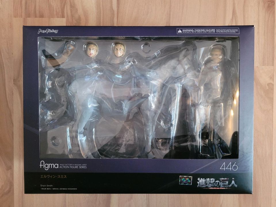 Max Factory Attack on Titan Figma, Eren, Mikasa, Armin, Levi, ... in Balve