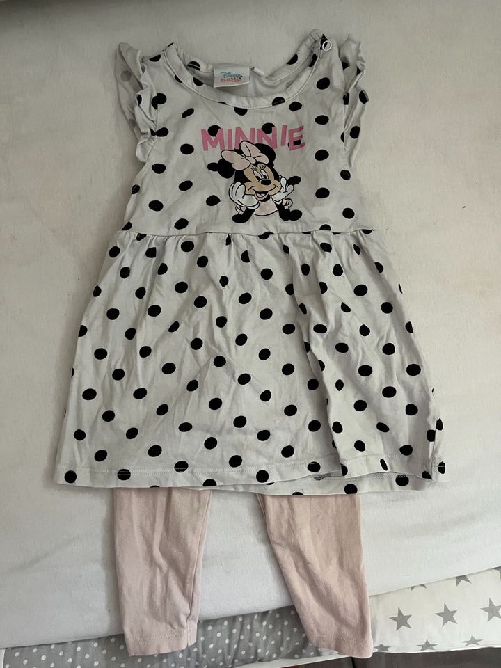 Kleid mit Leggings Gr. 86 Minnie Mouse in Au