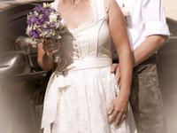 Brautdirndl/Hochzeitsdirndl Gr. 38 Bayern - Wertingen Vorschau