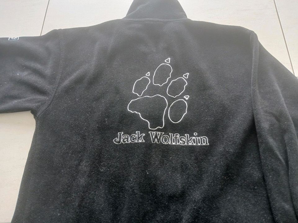 schwarze Fleecejacke für Herren von Jack Wolfskin Größe M in Köln