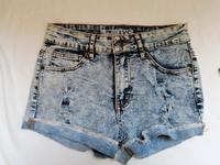 Destroyed Hot Pants Jeans Hose Gr XS Baden-Württemberg - Aalen Vorschau