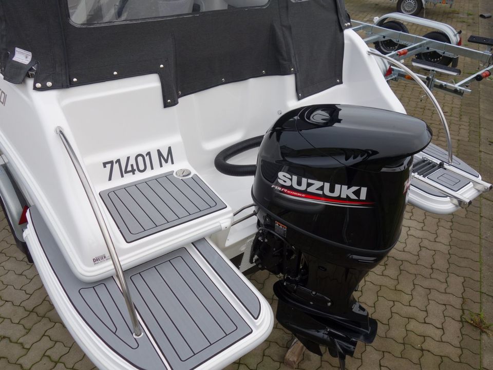 Sportboot Drago 660 S mit Suzuki DF 100 CTL in Cuxhaven