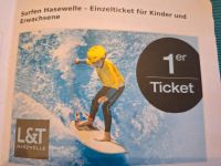 Gutschein Indoor Surfen Hasewelle L+ T Einzelticket Kinder und Ju Niedersachsen - Bissendorf Vorschau