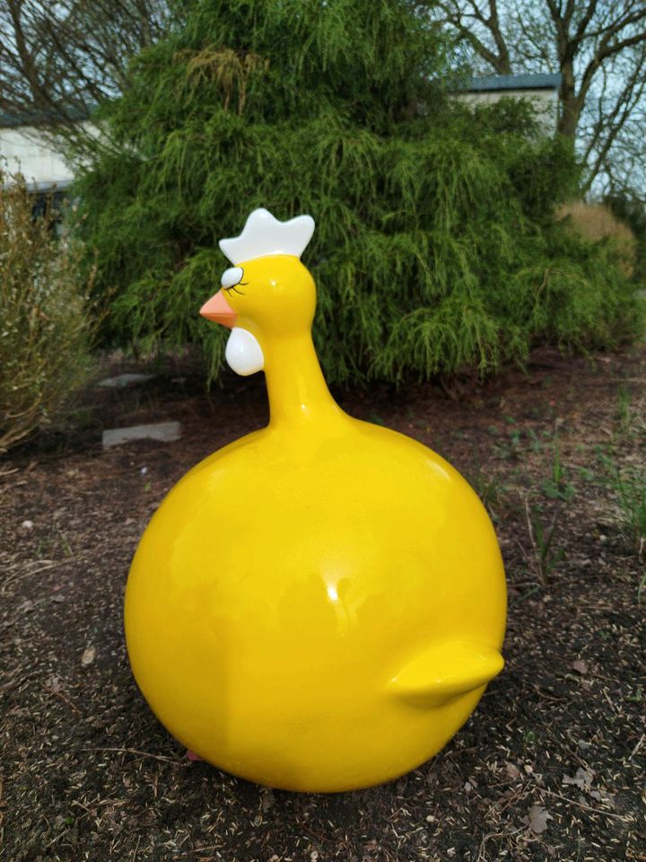 Figur Skulptur großes Huhn„crazy Chicken“Dekoration Kunst in Bremerhaven