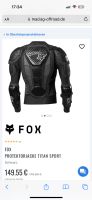 FOX TITAN SPORT PROTEKTORENJACKE Schleswig-Holstein - Neumünster Vorschau