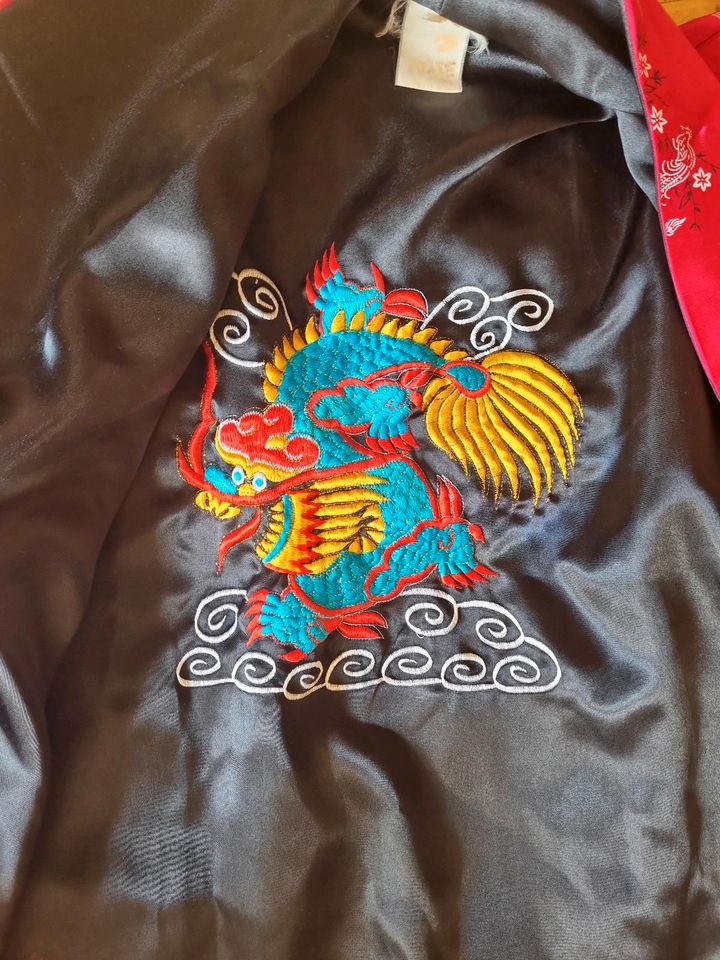 Bademantel asiatisch rot oder schwarz gr. XL Top ok Thailand in Gersthofen