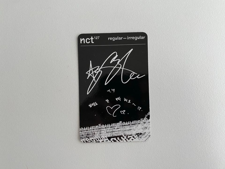 NCT 127 Taeyong regular irregular Photocard WTS in Berlin