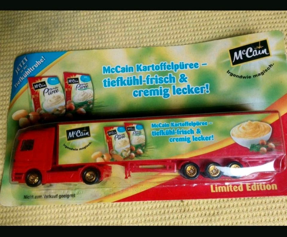 Miniatur Lkw von Mc cain Kartoffelpüree  Noch orginal verpackt in Kalletal