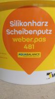 2x Weber Putz Silikonharz 481 Aqua Balance Scheiben Putz 1mm weiß Baden-Württemberg - Limbach Vorschau