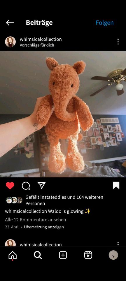 Suche Jellycat Rolie Polie anteater in Wuppertal