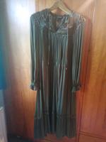 Kleid, khaki, 46, C&A Premium, Rüschen Bremen - Vegesack Vorschau