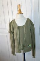 Twin-Set ღ Mexx ღ Gr. 134/140 ღ khaki/türkis ღ Top+Strickjacke Saarland - Schmelz Vorschau