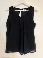 Schwarze schulterfreie Bluse mit elegantem Überstoff Gr. S Bayern - Buchloe Vorschau