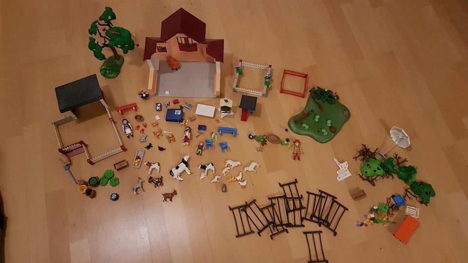 Playmobil Tierklinik mit zusätzlichen Tieren und Zubehör in Ratingen