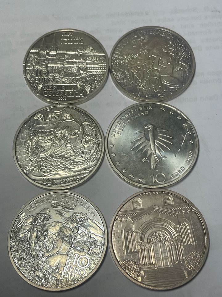 10 Euro Münzen Deutschland und Österreich in Bad Reichenhall