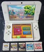 3DS XL weiß mit Pokemon Spielen Berlin - Pankow Vorschau