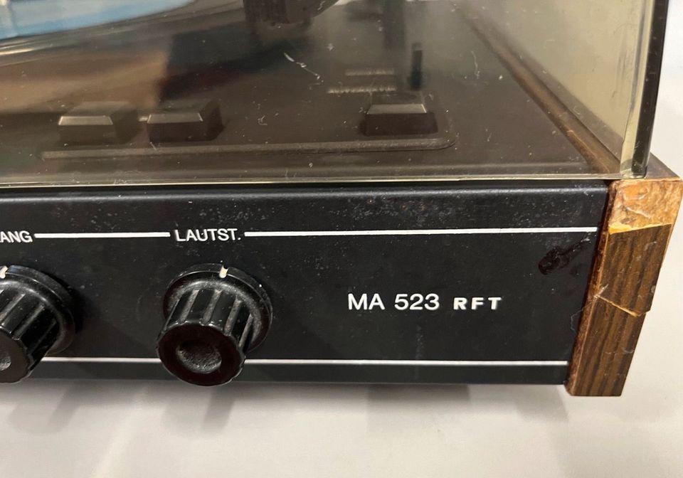 RFT Ziphona Plattenspieler MA 523 inklusive Lautsprecher in Suhl