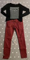 Set Pulli Pullover Brooklyn schwarz Bordeaux rot 38 M Bayern - Kempten Vorschau